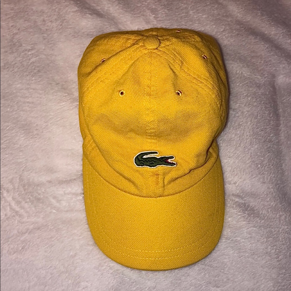 Yellow Lacoste Cap